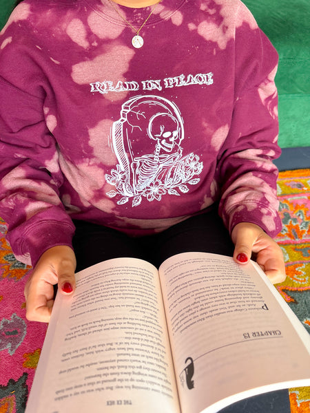 read in peace crewneck