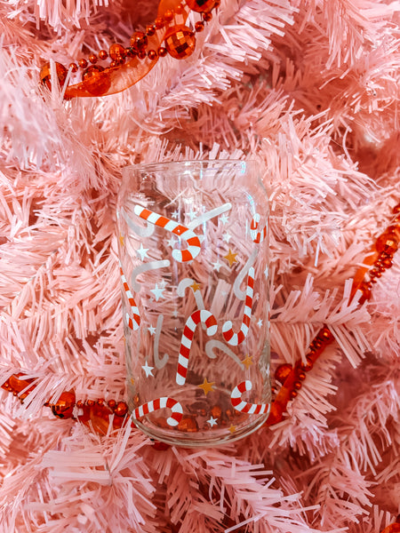 Candy Cane Glass