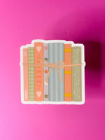 boho book sticker