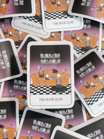 the book club tarot sticker