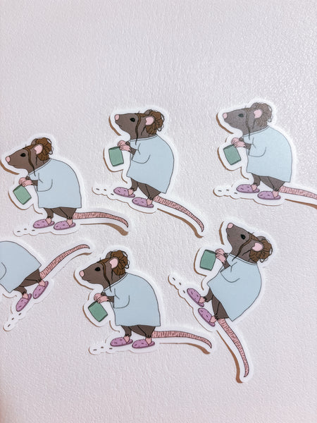 rat girl sticker