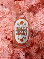Holly Jolly Coffee Co. Glass