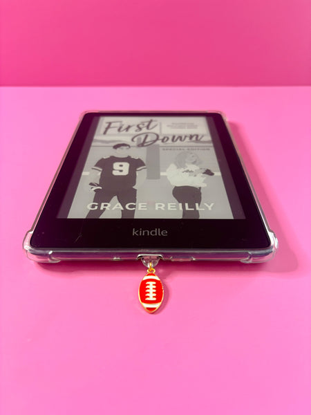 football kindle charm- usb c