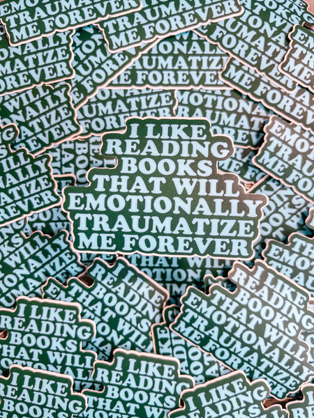 Book Emotional Trauma Sticker