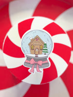 snowglobe bookstore sticker