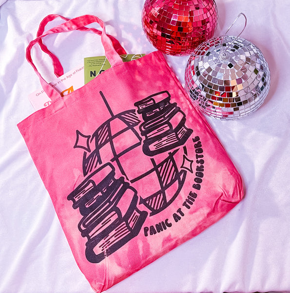 panic at the bookstore tote